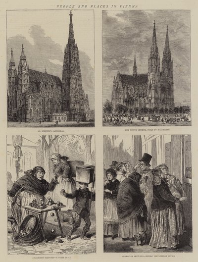 People and Places in Vienna by Henry William Brewer